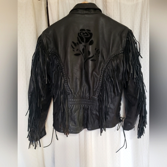 Unik women's fridge leather jacket - Picture 4 of 8
